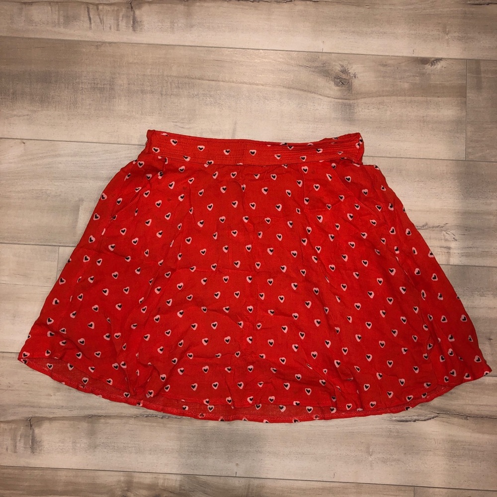 Orange Flare Skirt